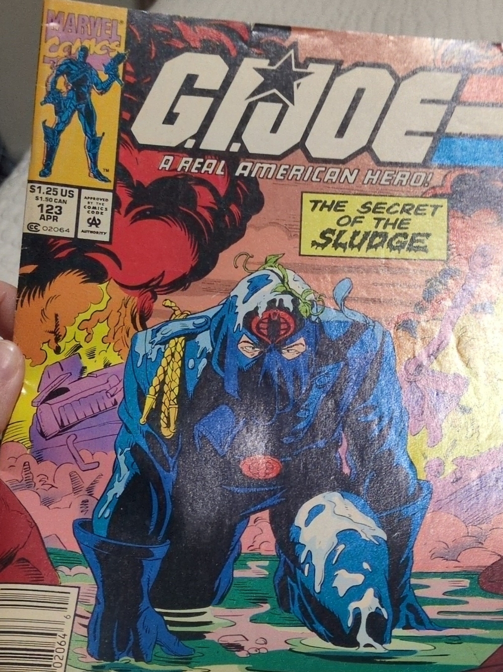 DC Comics G.I. Joe Blue Black Red Graphic Comic Cover Art